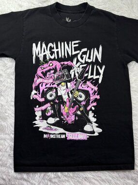 Machine Gun Kelly Mainstream Sellout Tour T Shirt Medium Black 2022 Concert Tee